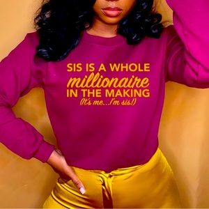 Millionaire in the making Long sleeve shirt